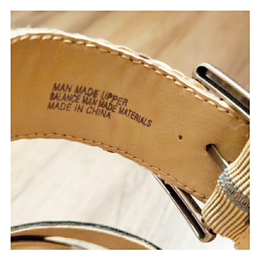 NWOT Boc wedge heel sandal brown/tan size 8 M - Picture 6 of 7